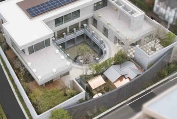 兼重宏行（ビッグモーター）社長の自宅の噴水