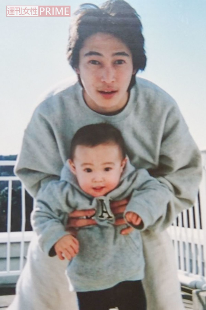 窪塚洋介と愛流（幼少期）
