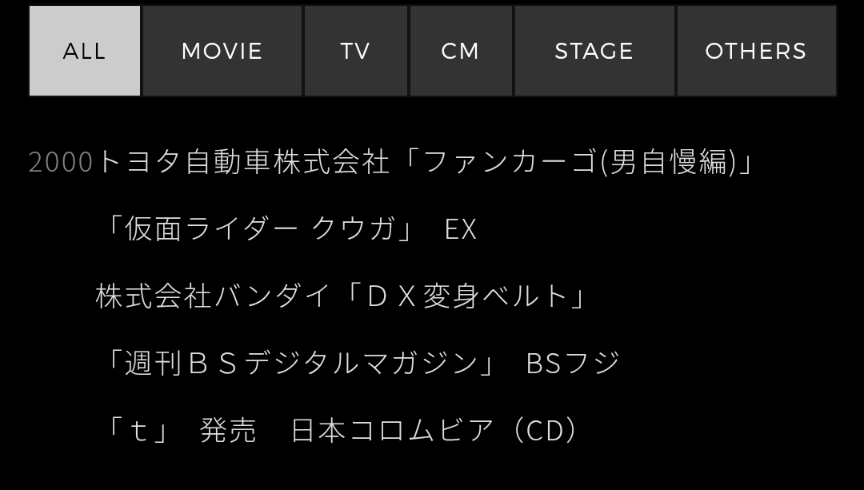 鈍牛クラブのオダギリジョーの公式プロフィール